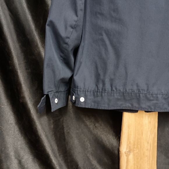 Navy blue London Fog zip up size 42 reg. Men's jacket - Picture 16 of 17